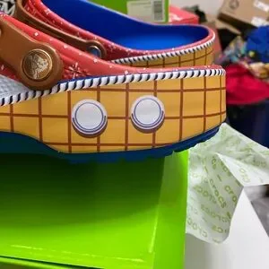 CROCS | Shoes | Crocs Woody Themed Loafers White Black Brown  display picture 1